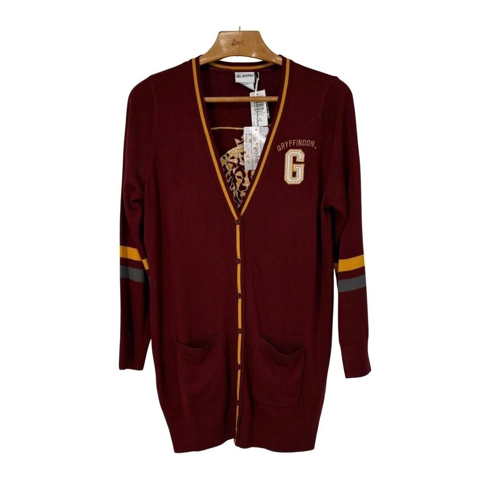Torrid Harry Potter Gryffindor Burgundy Boyfriend Cardigan Plus Size 1X New
